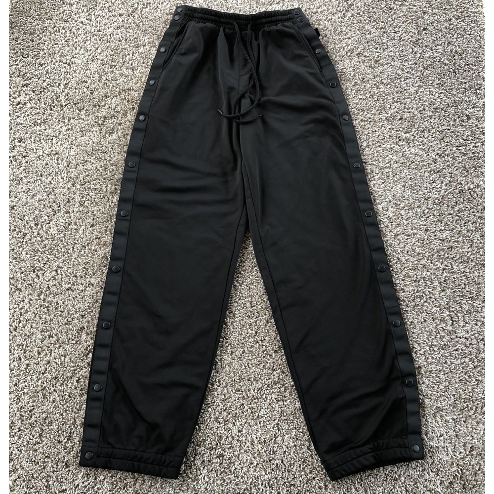 Puma by Rihanna Tearaway Track Pants Womens Size XS Black Polyester Logo Fenty